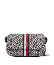 TOMMY HILFIGER TH JACQUARD Borsa a tracolla space blue - Borse Donna - 1