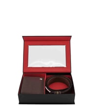 GAUD&Igrave; KIT Box portafoglio e cuntura darkbrown - Portafogli Uomo - 1