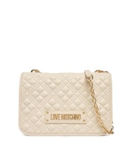 LOVE MOSCHINO QUILTED Borsa a spalla avorio - Borse Donna - 1