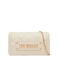 LOVE MOSCHINO QUILTED Pochette / Portafoglio con tracolla avorio - Portafogli Donna - 1