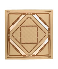 GUESS FRANCES Sciarpa con logo taupe/multi - Sciarpe - 1
