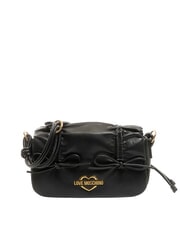 LOVE MOSCHINO SOFTY BOW Borsa a spalla Nero - Borse Donna - 1