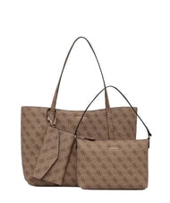 GUESS BRENTON Borsa a spalla LATTE LOGO - Borse Donna - 1