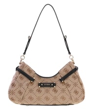 GUESS DOROTHY Borsa a spalla latte logo/black - Borse Donna - 1
