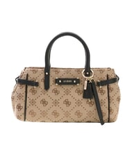 GUESS DOROTHY Borsa bauletto a mano, con tracolla latte logo/black - Borse Donna - 1