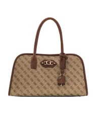 GUESS SAMANTHA Borsa mano, con tracolla latte logo/brown - Borse Donna - 1