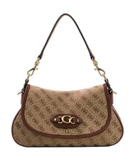 GUESS SAMANTHA Borsa a spalla, con tracolla latte logo/brown - Borse Donna - 1