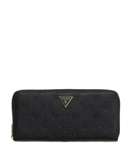 GUESS BLAKE Portafoglio large zip around black logo - Portafogli Donna - 1