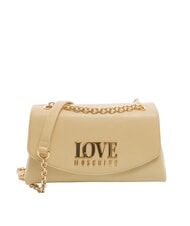 LOVE MOSCHINO GILDED Borsa a spalla, con catena burro - Borse Donna - 1