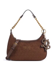 LIUJO RIDHI Embossed Borsa a spalla, con tracolla tabacco - Borse Donna - 1
