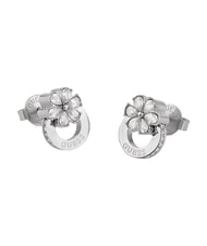 GUESS ACE OF DIAMONDS Orecchini con applicazione in cristallo SILVER - Orecchini - 1