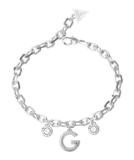 GUESS G CRYSTAL Bracciale, logo G centrale SILVER - Bracciali Donna - 1
