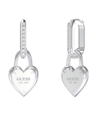GUESS ALL YOU NEED IS LOVE Orecchini, forma a cuore SILVER - Orecchini - 1