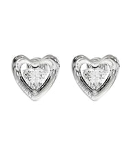GUESS BELOVED Orecchini, forma cuore SILVER - Orecchini - 1