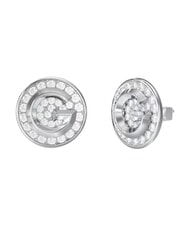 GUESS G CRYSTAL Orecchini, forma logo SILVER - Orecchini - 1