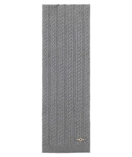 GUESS FRANCES KNITTED Sciarpa con lavorazione a treccia grey - Sciarpe - 1