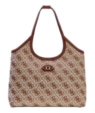GUESS SAMANTHA Borsa a spalla latte logo/brown - Borse Donna - 1