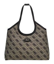 GUESS SAMANTHA Borsa a spalla black logo - Borse Donna - 1