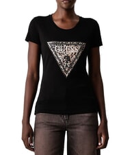GUESS SAVANNA LEOPARD TRIANGLE T-Shirt a maniche corte - T-shirt e Top Donna