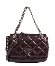 GUESS JULIET Borsa mini a mano, con tracolla burgundy - Borse Donna - 1
