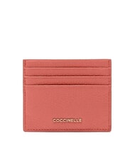 COCCINELLE METALLIC SOFT  Portacard piatto in pelle - Portafogli Donna