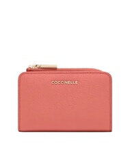 COCCINELLE METALLIC SOFT Leather card holder - Portafogli Donna