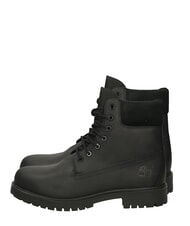 TIMBERLAND 25 Stivaletto stringato in pelle black full grain - Scarpe Uomo - 1