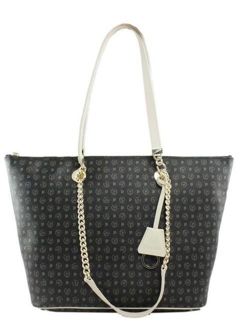 POLLINI Tapiro Shoulder bag Black / Ivory - Women’s Bags