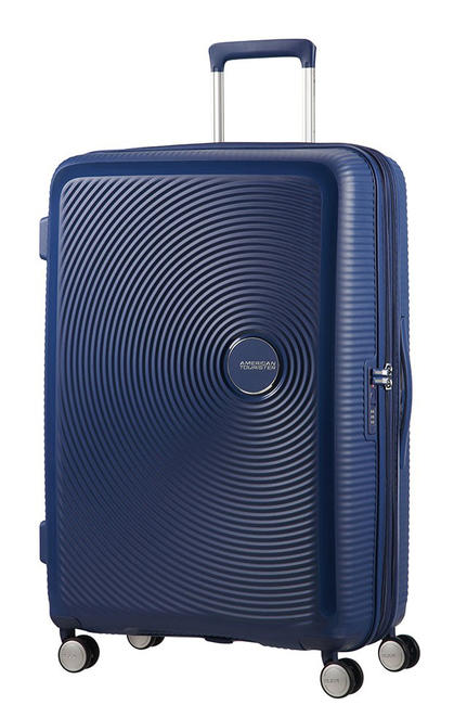 AMERICAN TOURISTER SOUNDBOX Trolley grande espandibile midnightnavy - Trolley Rigidi