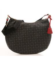 POLLINI Heritage Classic Borsa a spalla, con dettagli in pelle nero lacca - Borse Donna - 1