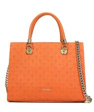 POLLINI Embossed Heritage Borsa a mano ARANCIO - Borse Donna - 1