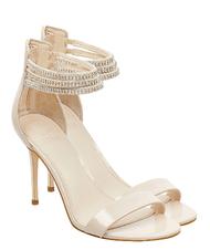 Guess Sandali Alti Kathy, In Vernice Beige - Acquista A Prezzi Outlet!