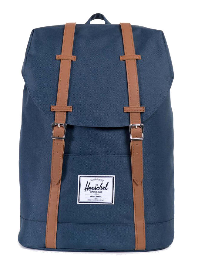 Herschel Zaino Modello Retreat, Porta Pc 15" Navy Tan Acquista Su Le Sac!