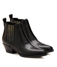 Guess Stivaletti Texani Verla, In Pelle Nero - Acquista A Prezzi Outlet!