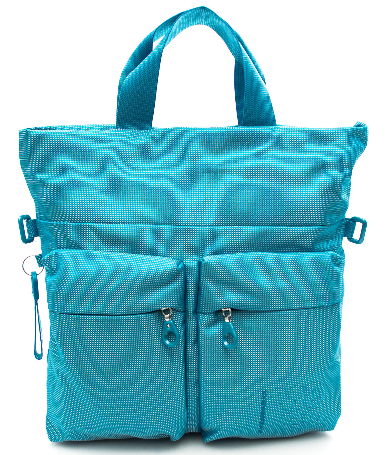 Mandarina Duck Md20 Vertical Shopper A Mano, Con Tracolla Fjord Blue