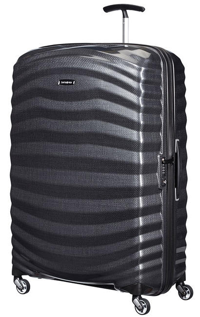 SAMSONITE LITE-SHOCK Trolley extra-large, ultraleggero NERO - Trolley Rigidi