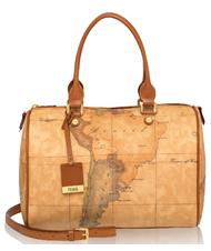 ALVIERO MARTINI PRIMA CLASSE Geo Bauletto a mano, con tracolla NATURALE - Borse Donna - 1