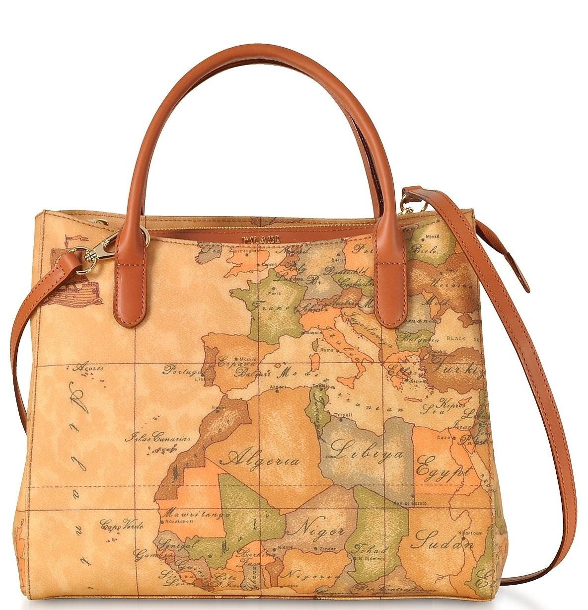 Alviero Martini Prima Classe Geo Classic Borsa A Mano, Con Tracolla  Naturale - Acquista Su Le Sac!