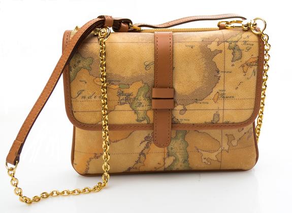 ALVIERO MARTINI PRIMA CLASSE Geo Classic Borsa con tracolla removibile NATURALE - Borse Donna