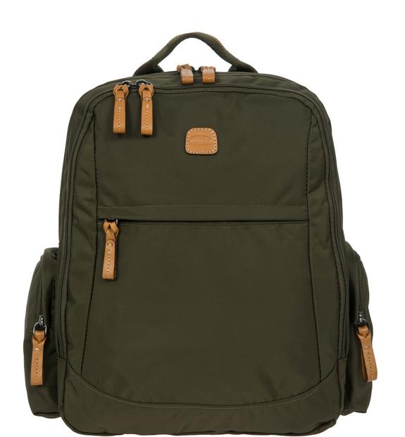 BRIC’S Zaino X TRAVEL BUSINESS, porta PC 15" oliva - Zaini da lavoro porta PC