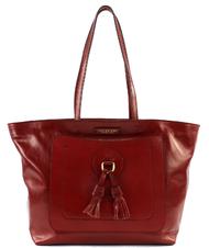 THE BRIDGE Santacroce Shopping bag a spalla, in pelle ribes/oro - Borse Donna - 1