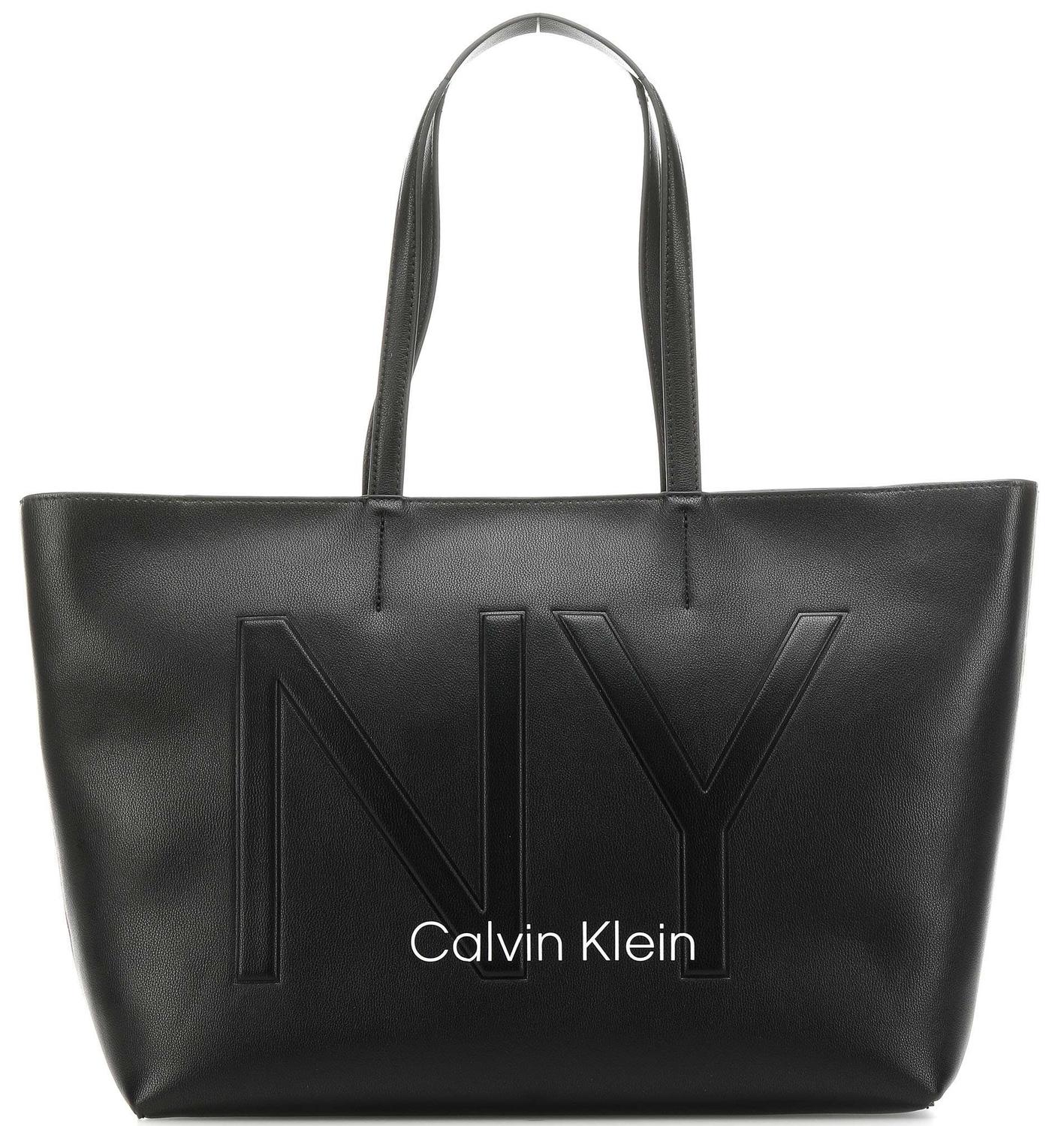 Calvin Klein Must Ny Shopper A Spalla Nero - Acquista Su Le Sac!