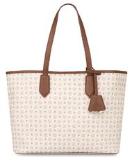 POLLINI Heritage Classic Shopper a spalla avorio/marrone - Borse Donna - 1