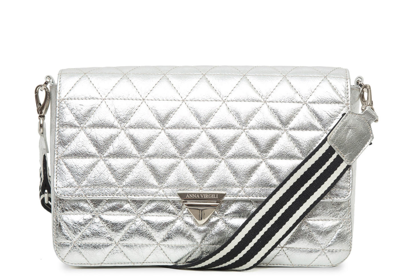 Anna Virgili Pillow Elsa Borsa A Tracolla, In Pelle Metal - Acquista A  Prezzi Outlet!