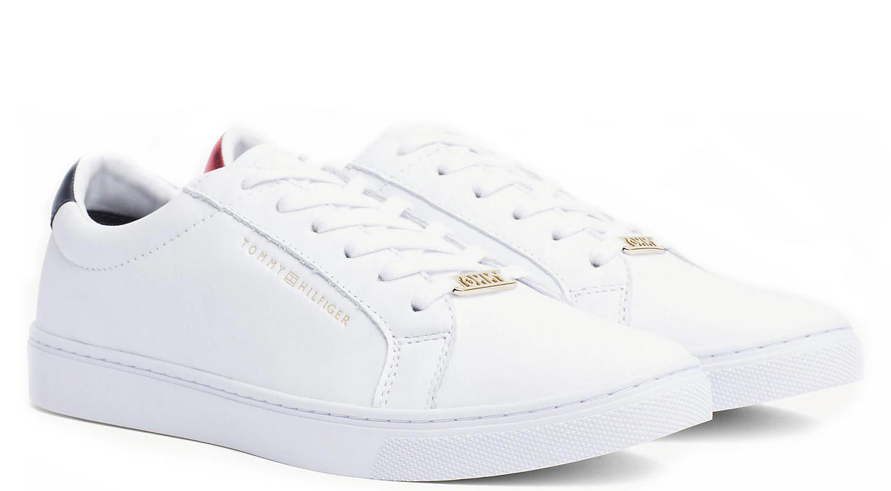 Tommy Hilfiger Essential Cupsole Sneakers In Pelle Rwb Acquista A