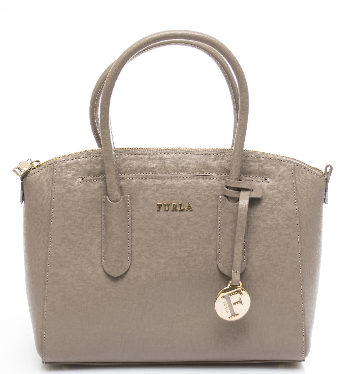Furla Tessa S Satchel Borsa A Mano, Con Tracolla, In Pelle Saffiano