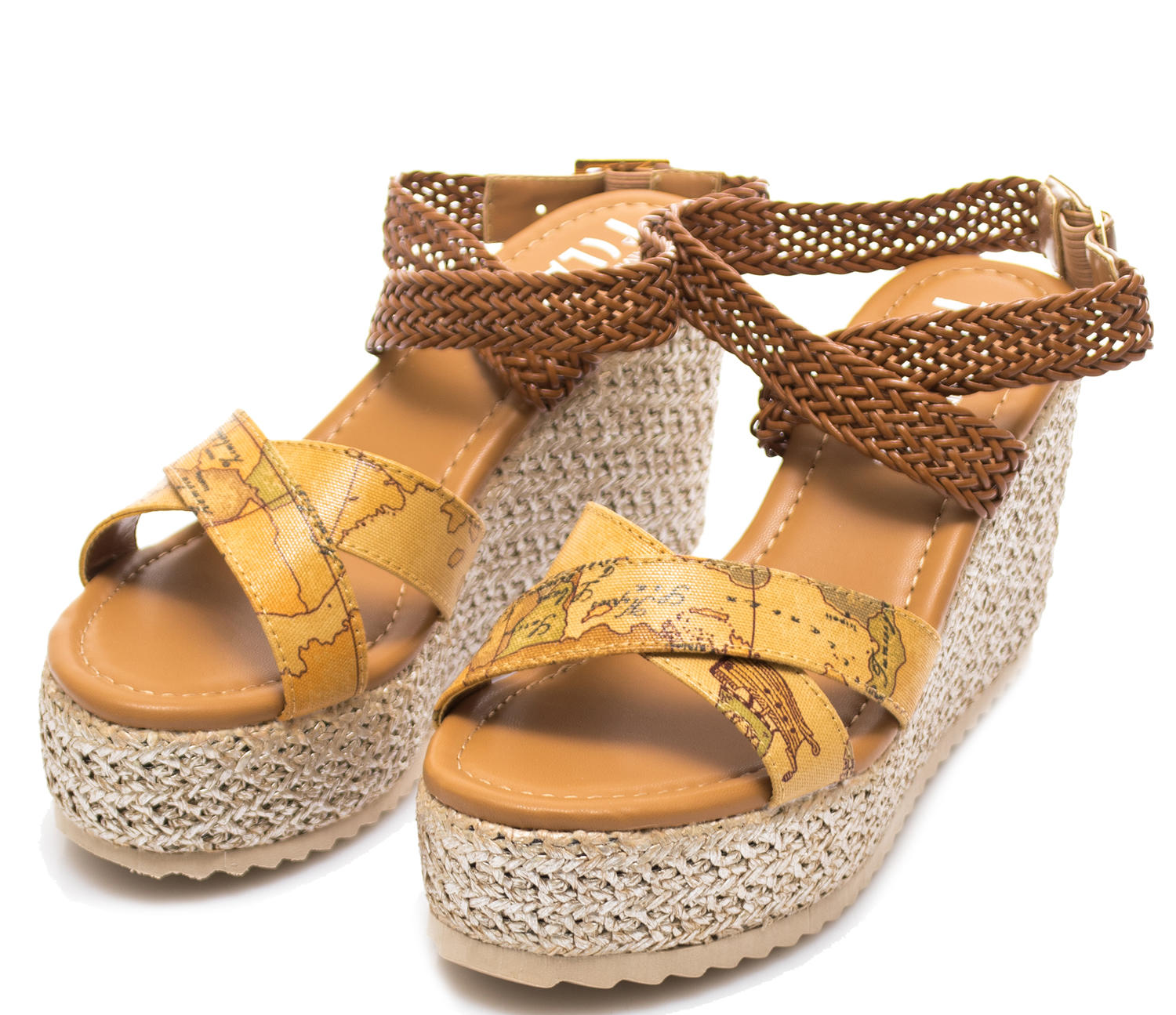 sandali con zeppa outlet