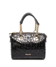 POLLINI  HERITAGE VERNICE Mini bauletto con tracolla Nero - Borse Donna - 1
