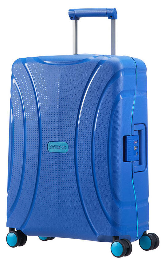 Trolley American Tourister Lock' N' Roll, Bagaglio A Mano Skydiver Blue