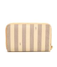 YNOT DE CE NU? RIGATO Portafoglio con portamonete rigato beige - Portafogli Donna - 1